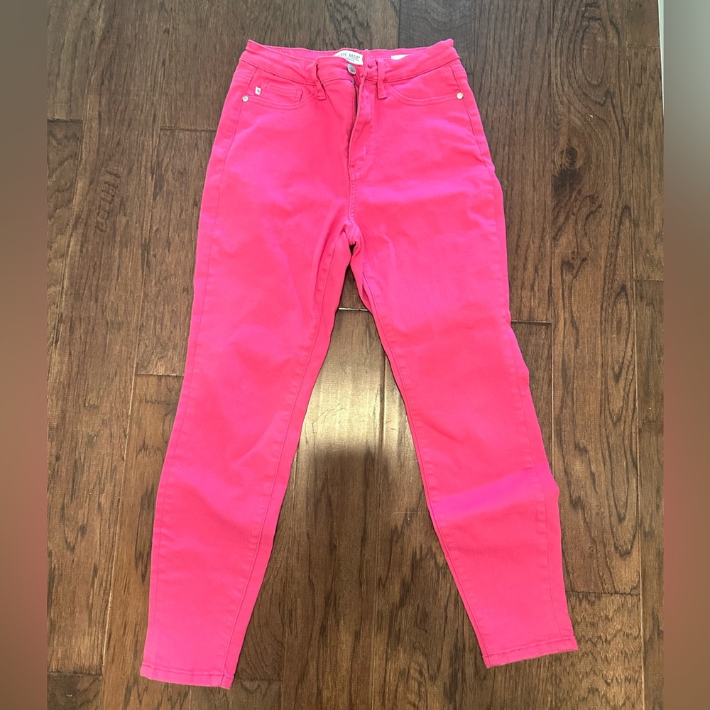 Women's Pink Judy Blue Slim Jeans